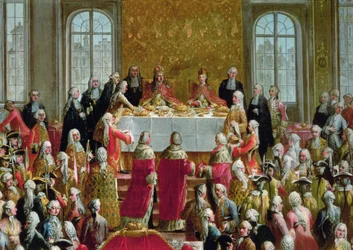 The Coronation Banquet of Joseph II, Emperor of Germany, 1764 (detail)